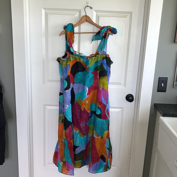 Marie Oliver Maya Midi Dress Jewel Tones - Picture 9 of 10